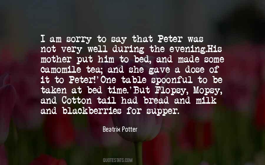 Time For Bed Quotes #249967