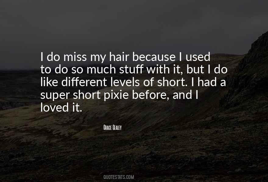 Different Hair Quotes #1076855