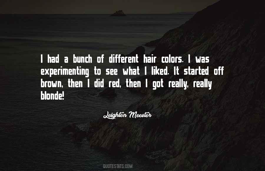 Different Hair Quotes #889143