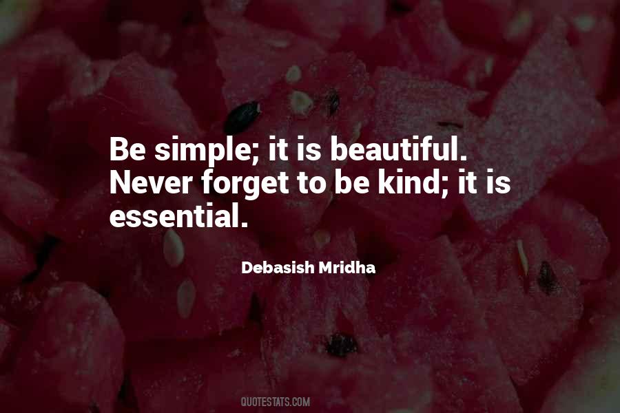 Simple Be Kind Quotes #428587