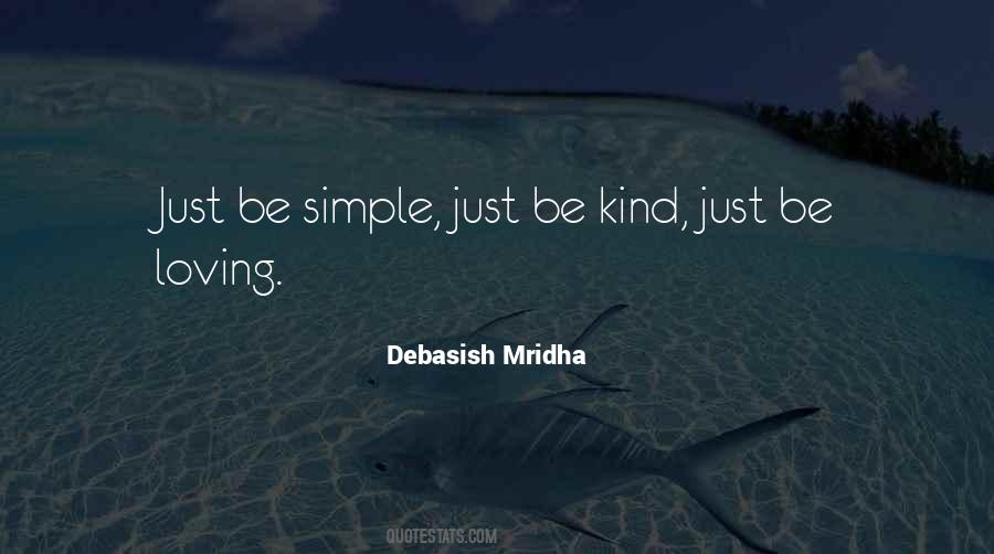 Simple Be Kind Quotes #667535