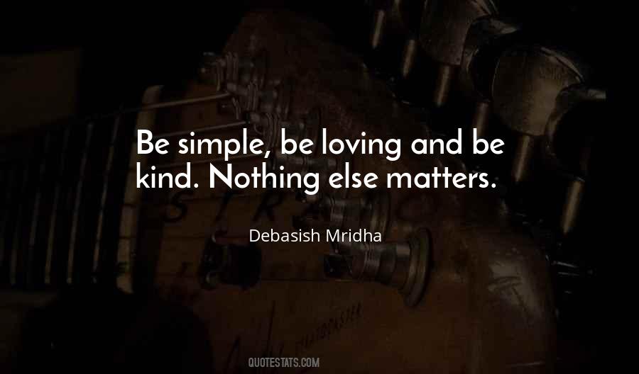 Simple Be Kind Quotes #946849
