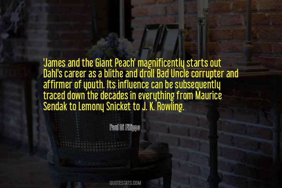 Giant Peach Quotes #1606287