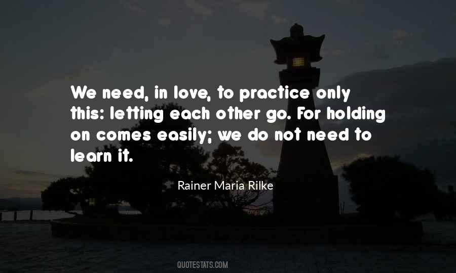 Letting Go Too Easily Quotes #842575