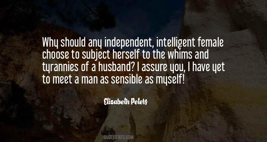 Intelligent Female Quotes #1631965