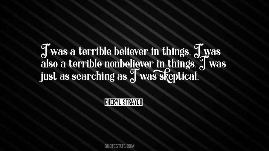 Just A Believer Quotes #1518510