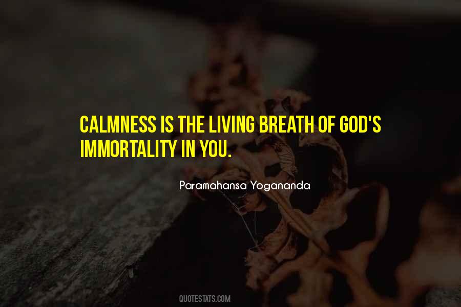 B Calm Quotes #50781