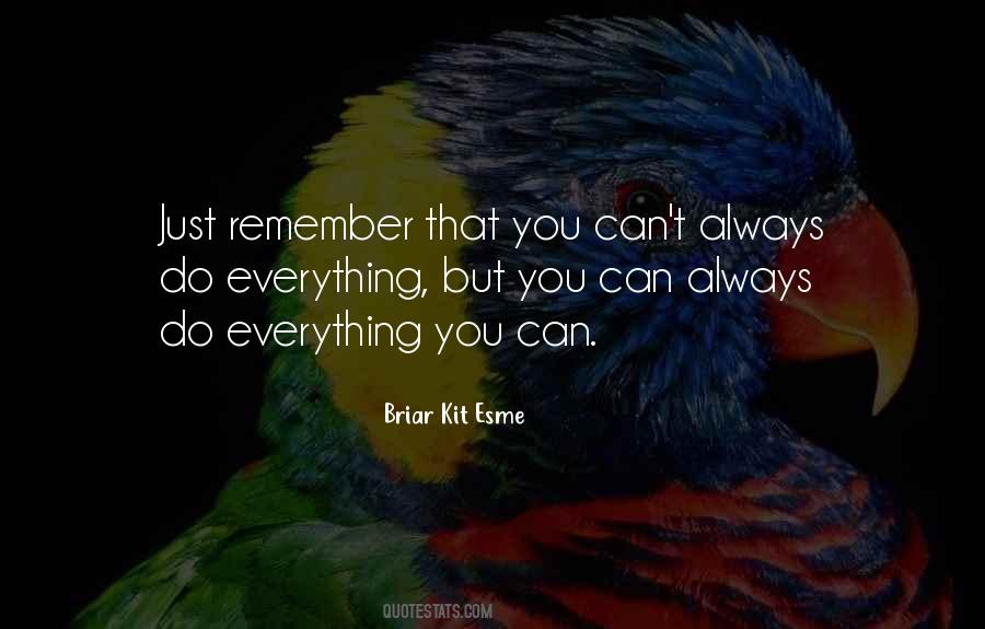 Do Everything You Can Quotes #1869717