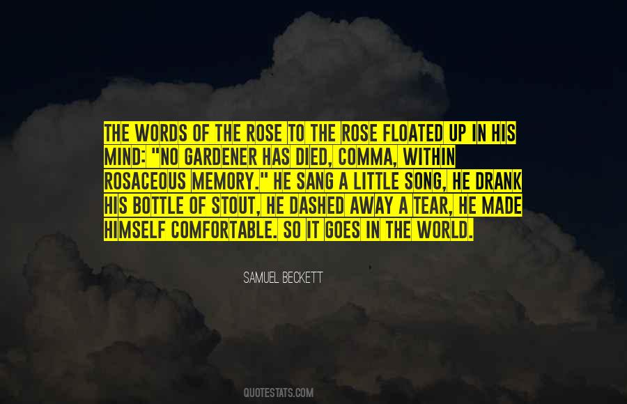 Memory Song Quotes #1073659