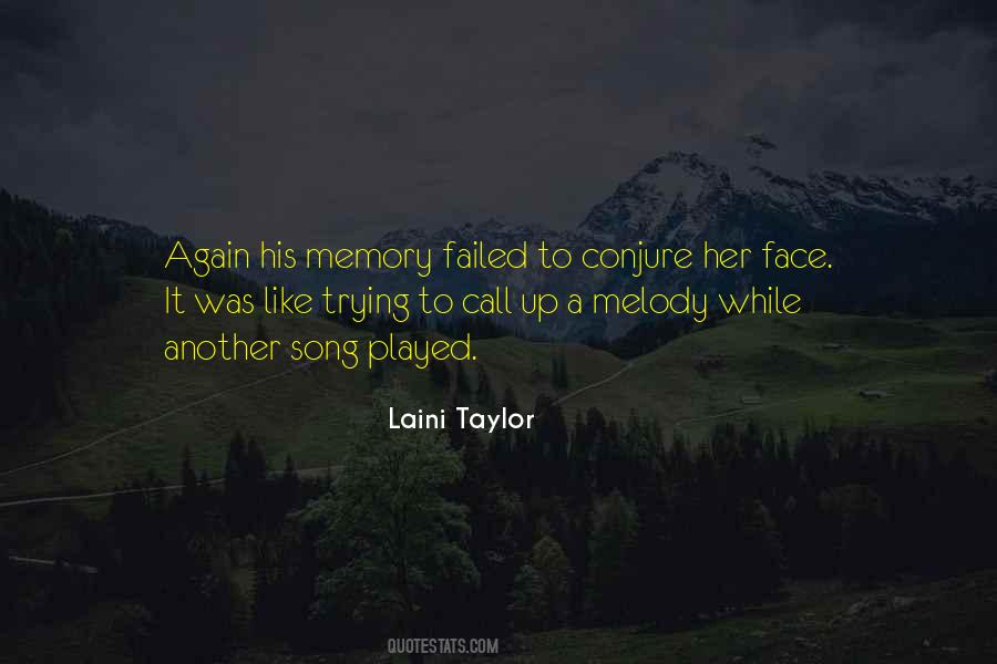Memory Song Quotes #1311801