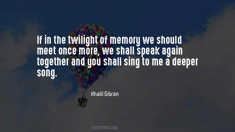 Memory Song Quotes #964064