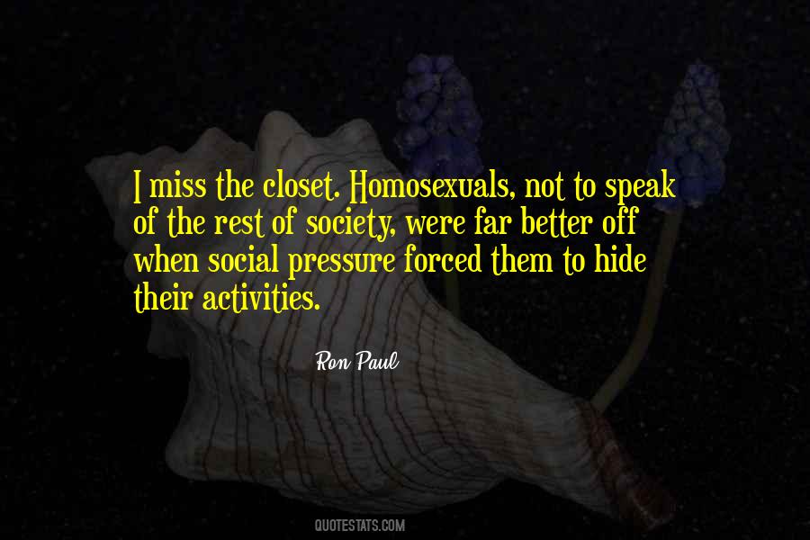 Society Pressure Quotes #1553699