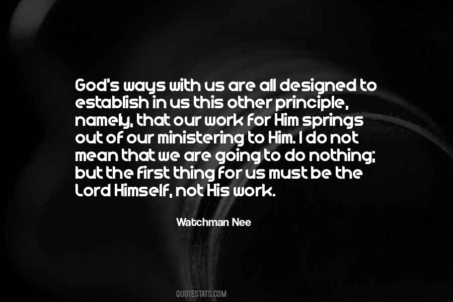 Do God's Work Quotes #1381360