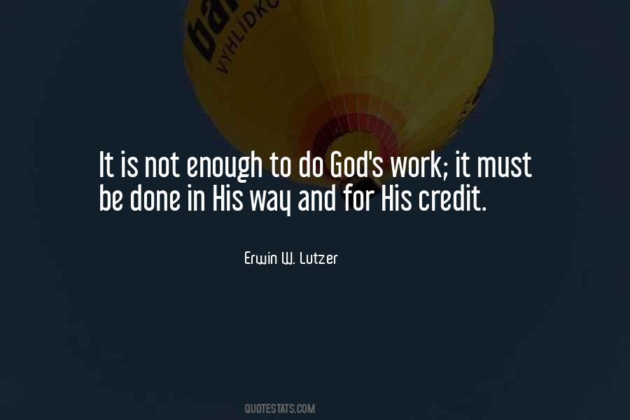 Do God's Work Quotes #232146