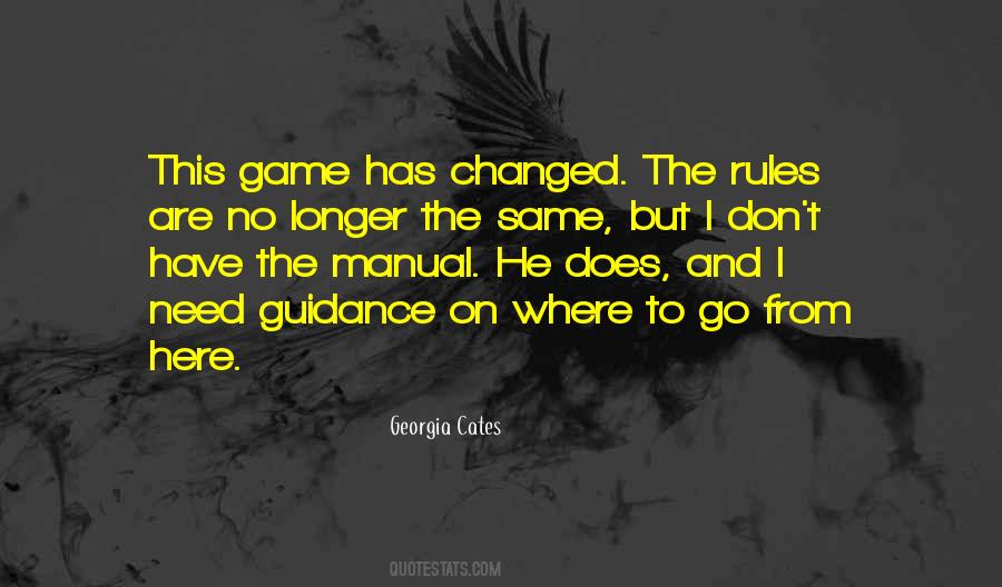 The Rules Have Changed Cod Quotes #33027