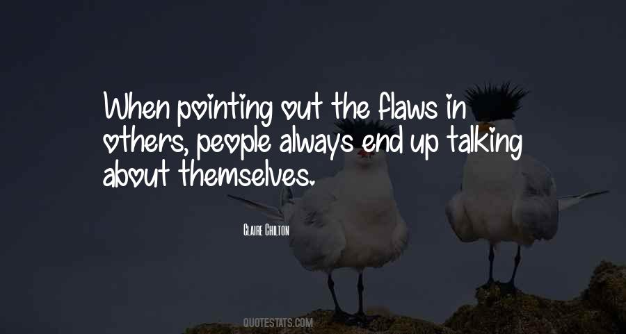 About Flaws Quotes #53879