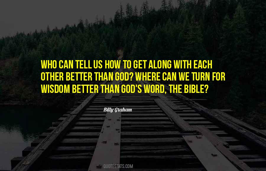 Word Of Wisdom From The Bible Quotes #1489899
