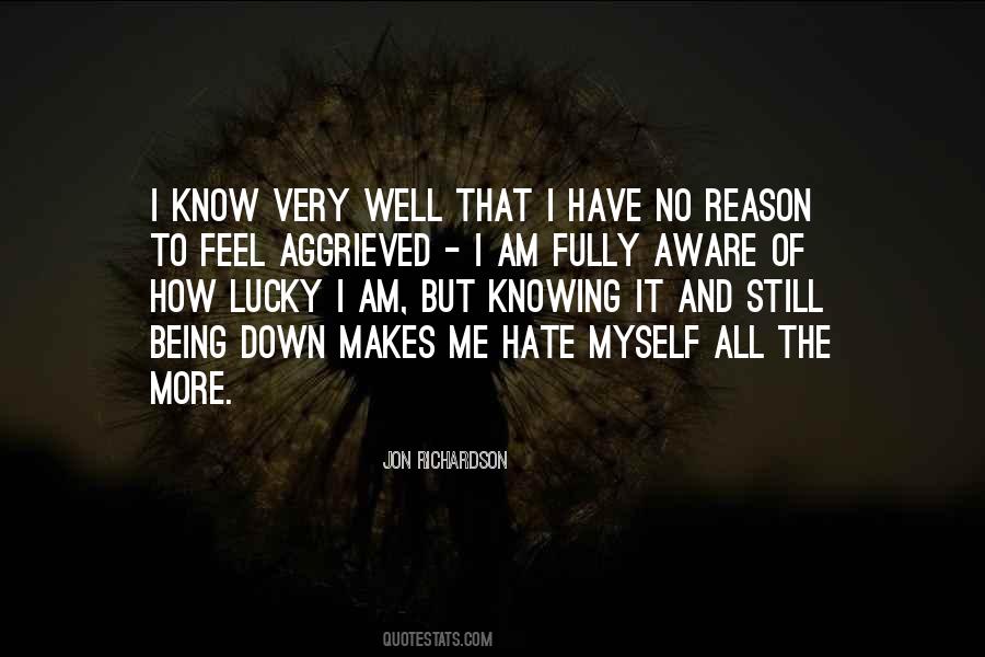 Lucky I Am Quotes #611008