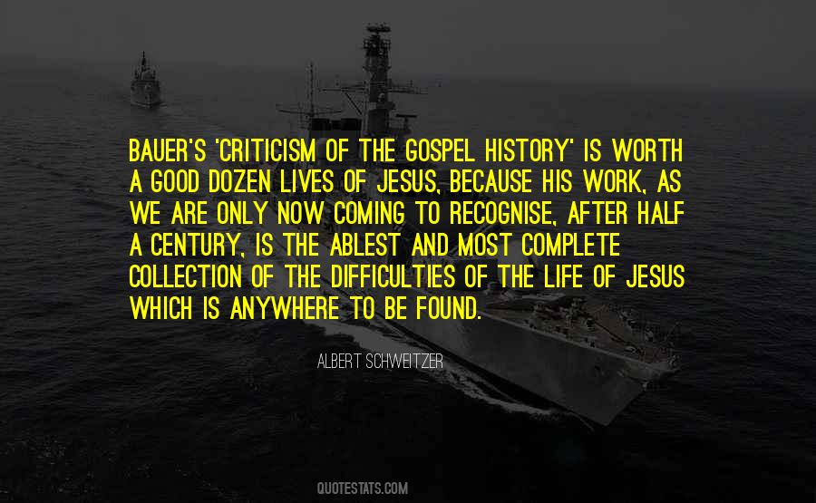 Gospel Life Quotes #158892