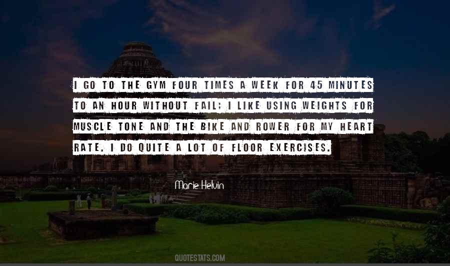 Go To The Gym Quotes #512440