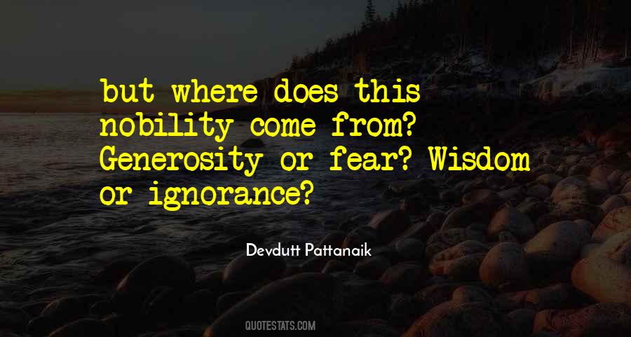 Fear Ignorance Quotes #279365