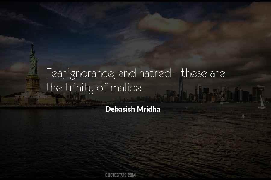 Fear Ignorance Quotes #499310