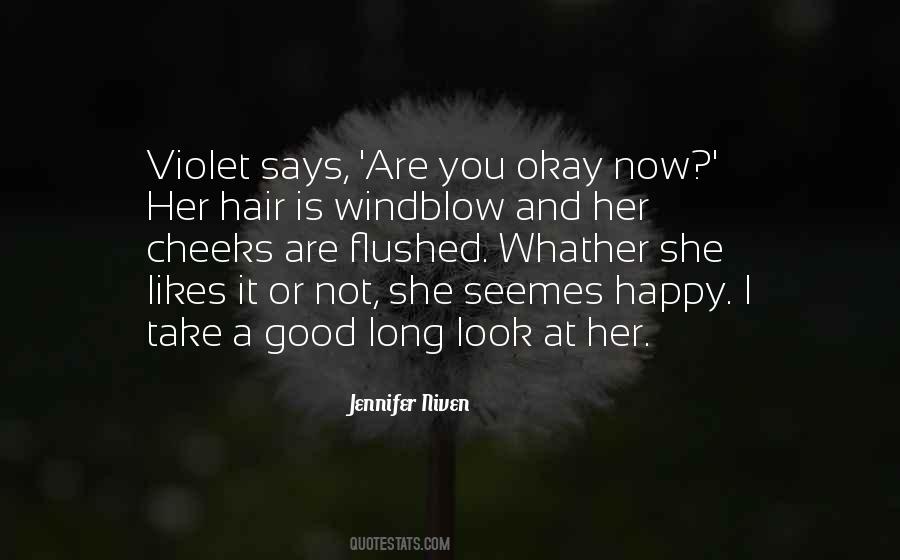 Violet Hair Quotes #180901
