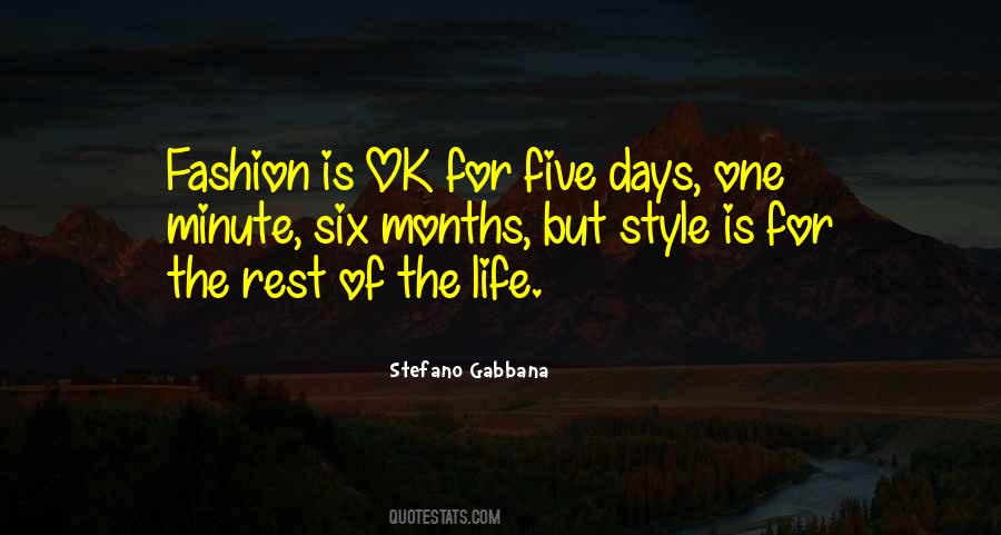 Fashion Is Life Quotes #1608069