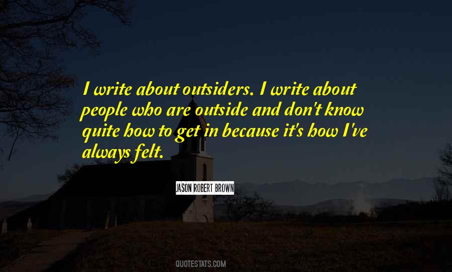 Best Jason Brown Quotes #1732830