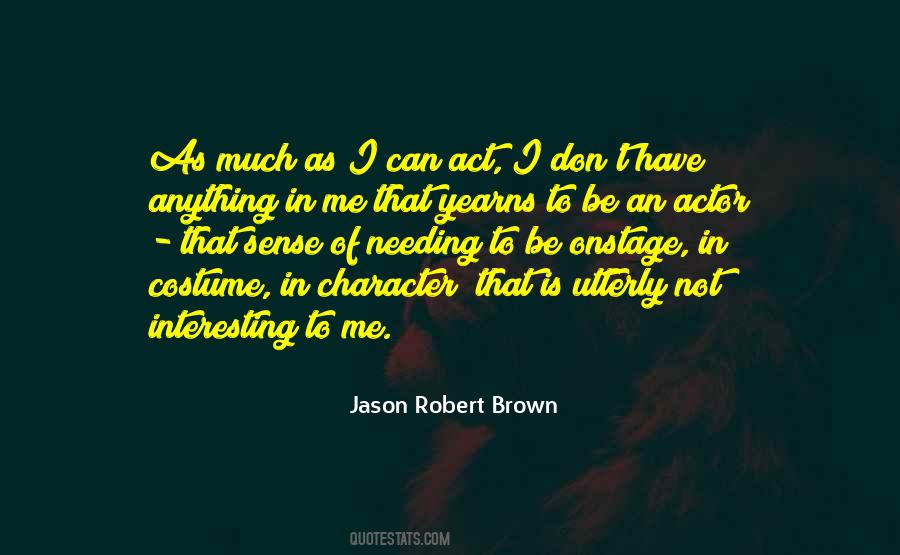 Best Jason Brown Quotes #787682