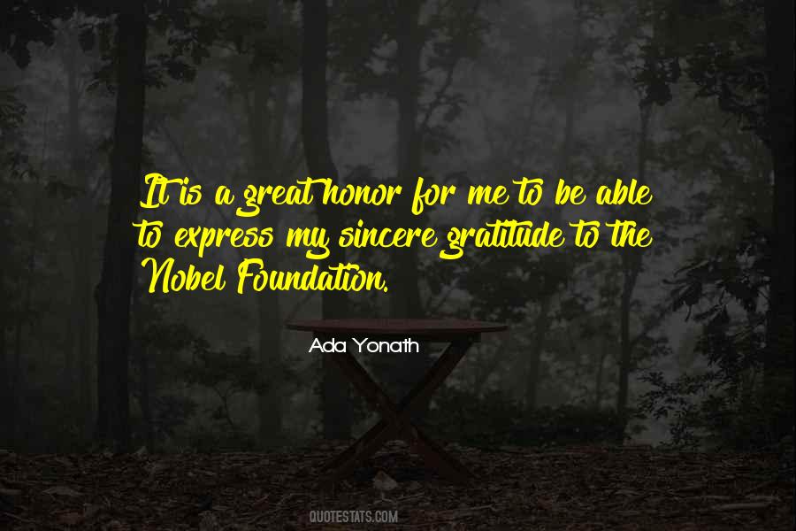 Great Honor Quotes #1199996