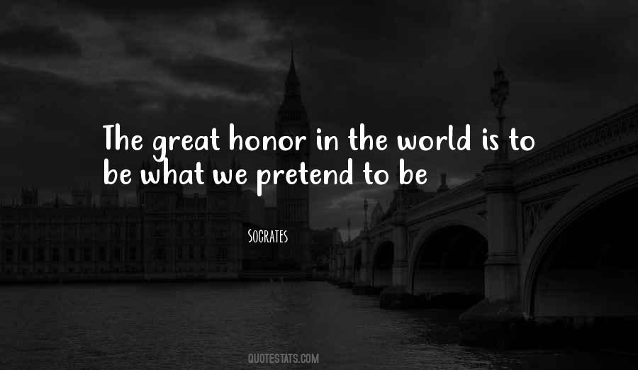 Great Honor Quotes #292343