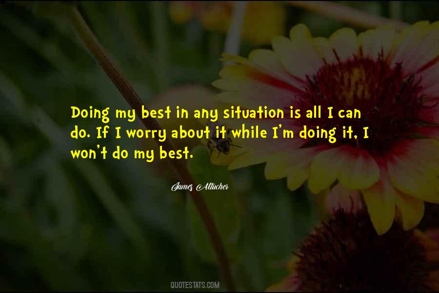 Do My Best Quotes #1811182