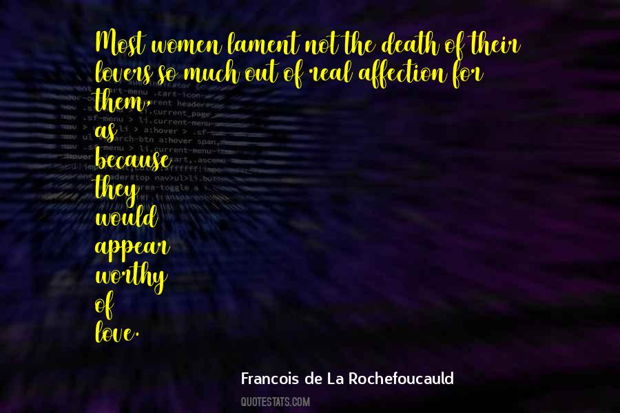 Death For Love Quotes #1436558
