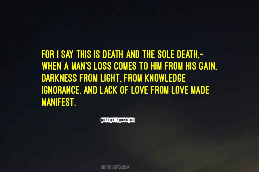Death For Love Quotes #1436590