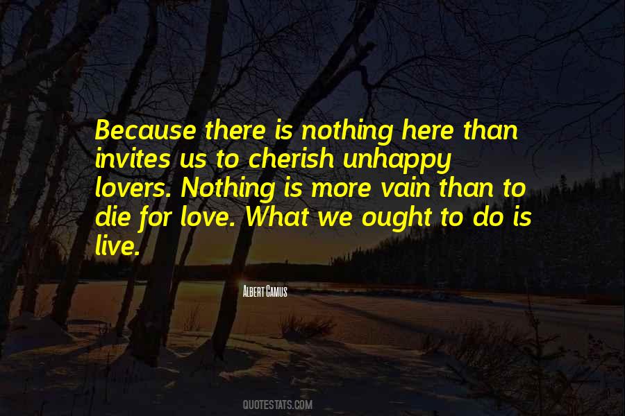 Death For Love Quotes #1647054