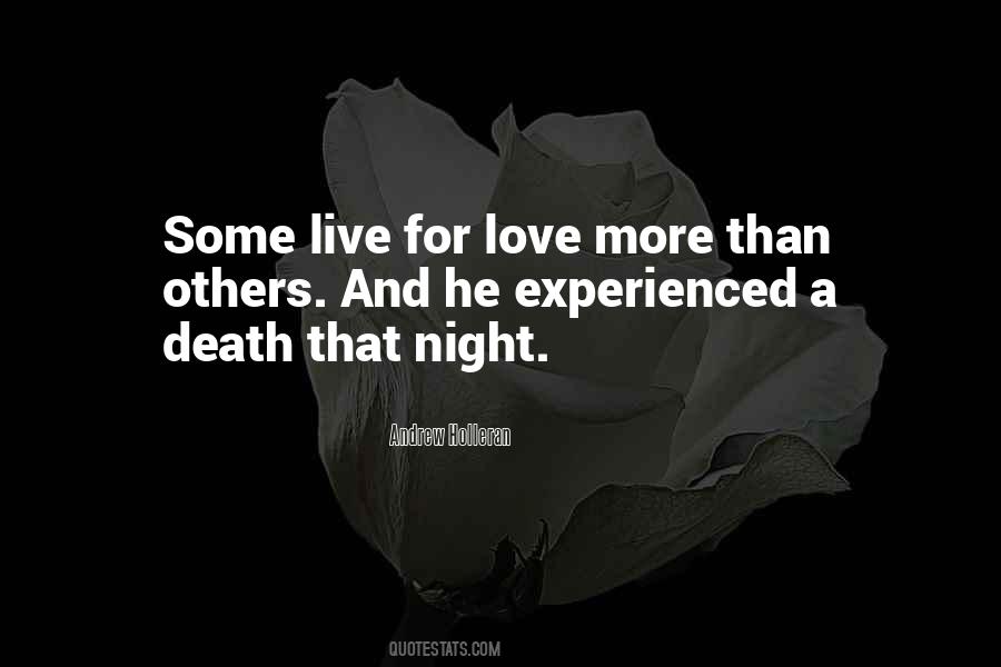 Death For Love Quotes #244577
