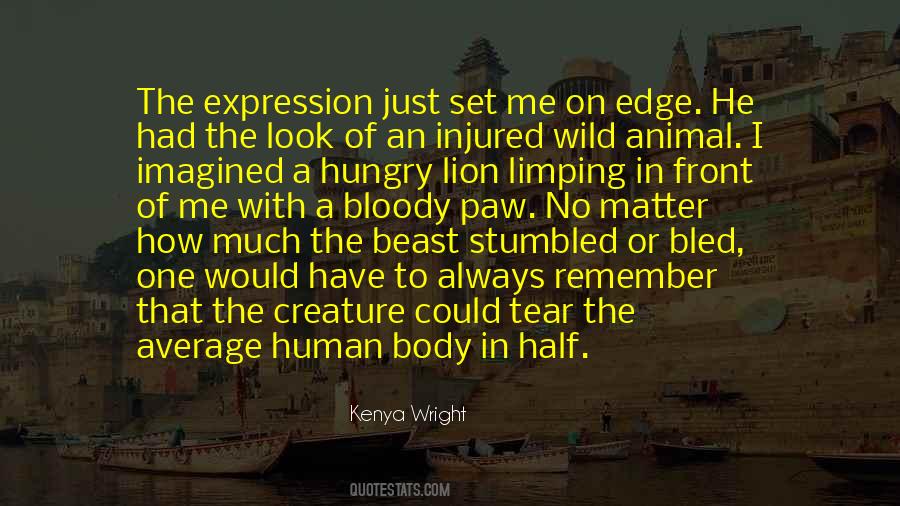 Beast In You Quotes #1612420