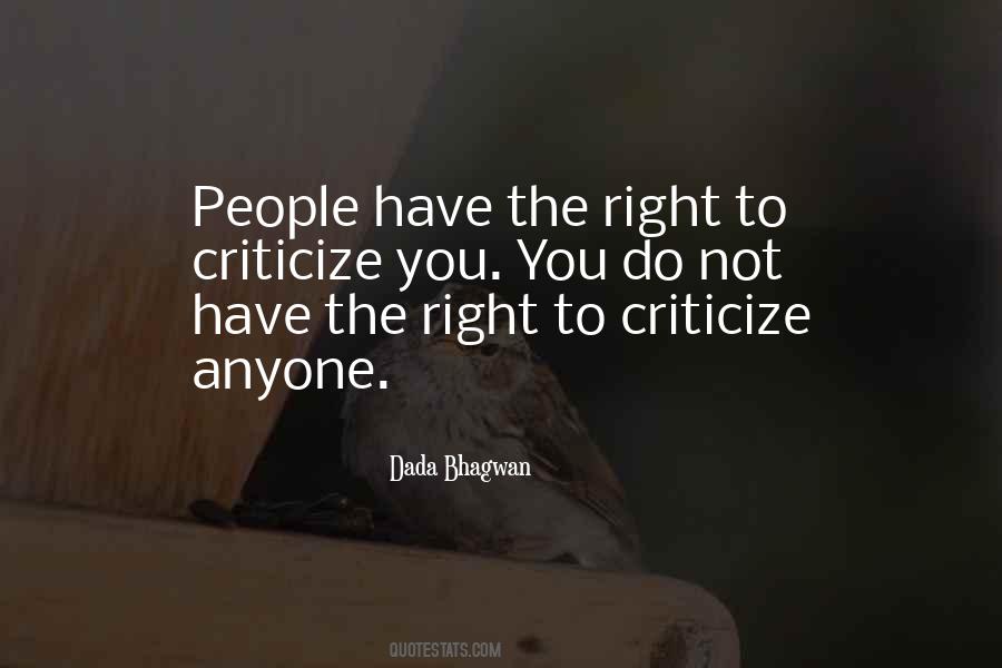 Do Not Criticize Quotes #1505585