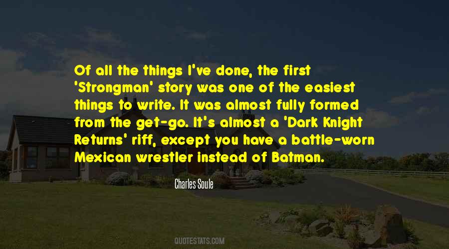 Quotes About A Wrestler #97725