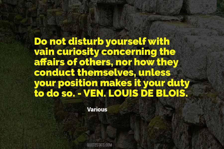 Do Not Disturb Others Quotes #1469838