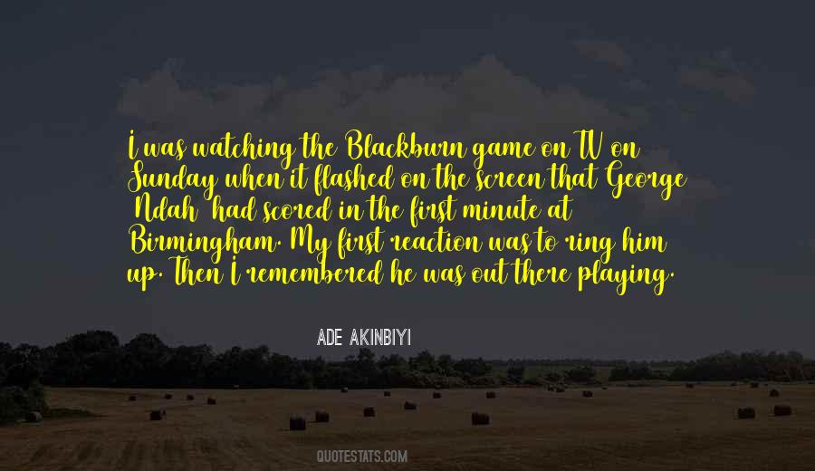 Sunday Game Quotes #1289626