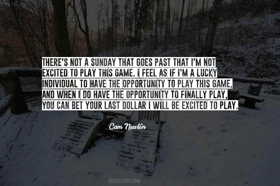 Sunday Game Quotes #812235