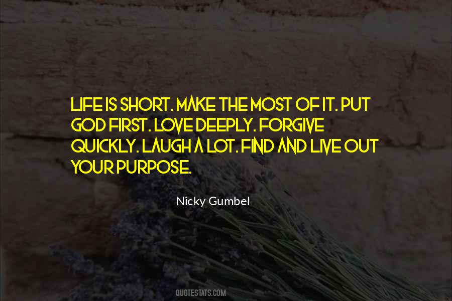 Life Is Short Laugh Quotes #1390613