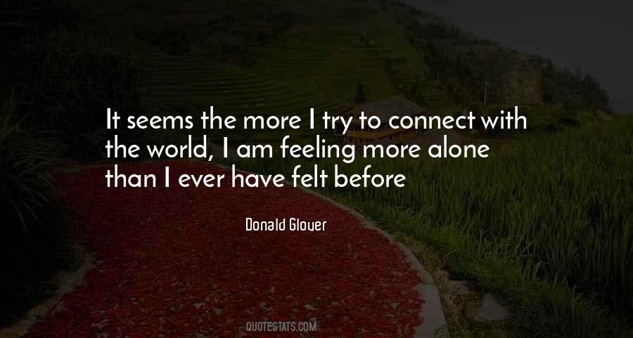 Feeling Alone With Someone Quotes #251454