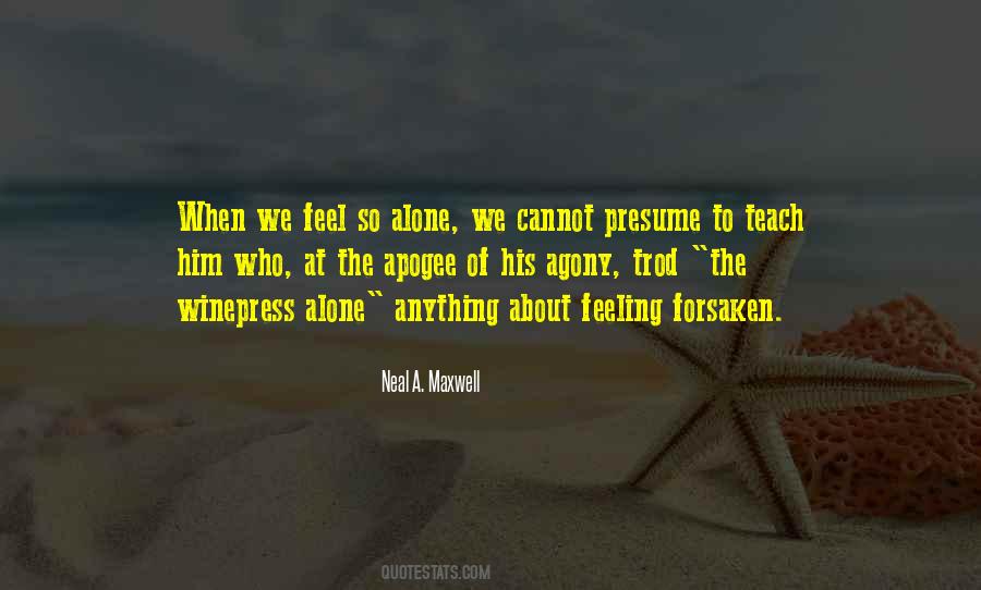 Feeling Alone With Someone Quotes #278659