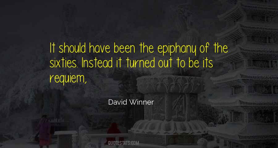 Quotes About The Epiphany #1408622