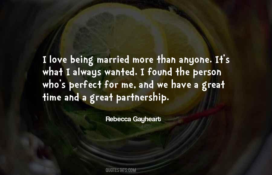 Love Being Married Quotes #1220482