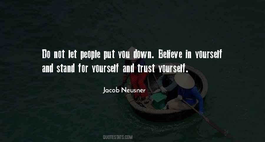 Do Not Let Yourself Down Quotes #1793181
