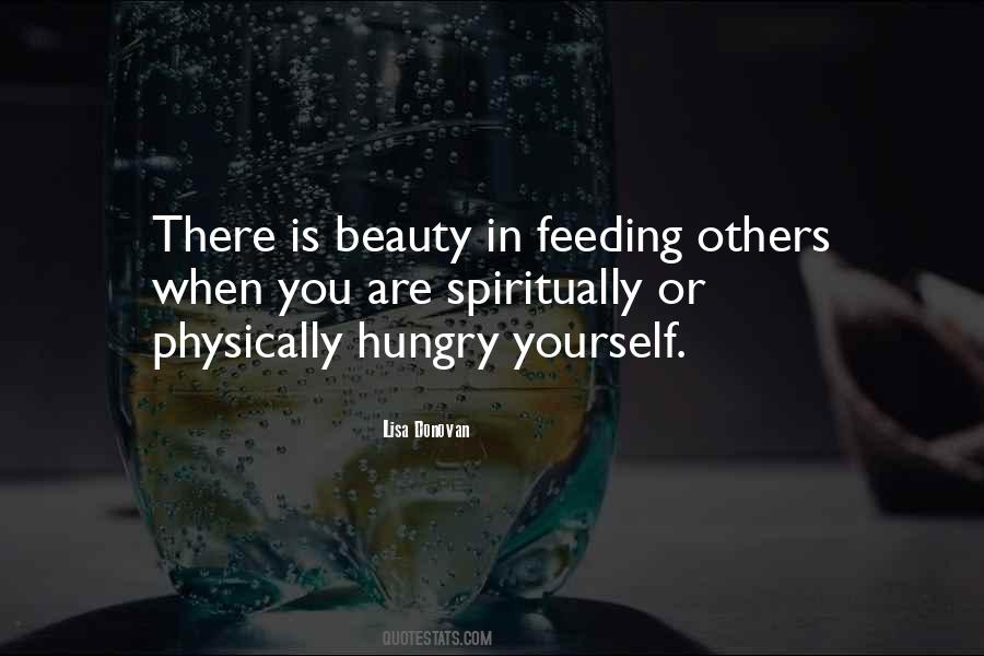 Feeding Yourself Quotes #936062